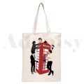 One Direction Harry Styles Merch 1D Harajuku Reusable Shopping Bag Women Canvas Tote Bags Printing Eco Bag Shopper Shoulder Bags. 