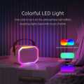 Portable Karaoke Speaker Set Colorful Lights Wireless Karaoke Machine with Microphone Bluetooth-Compatible MP3 Music Player. 