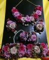 Bridal Artificial Flower Gajra Jewellery Set / Bracelets / Earing/ Ring / Tikka   For Mendhi, and Multi faction. 