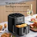 Silver Crest 10 Liter Air Fryer Instant Pot 10QT Air Fryer, 8-in-1 Functions with Even Crisp Technology that Crisps, Broils, Bakes, Roasts, Dehydrates, Reheats & Rotisseries, Includes over 100 In-App Recipes, Non-Stick Coating, Touchscreen, Cool Touch, |. 