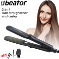Ubeator - Pro Hair Straightener Curling Flat Iron Tools For Salon Barbershop Home-657-Dark Gray. 