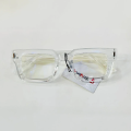 UrbanHive.pk Premium White Transparent Glasses for Men & Women – Trendy Oversized Chunky Square Shape Eyeglasses – Lightweight Anti-Blue Light Fashion Frames for Girls & Boys. 