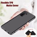 lthmy for Huawei Nova 7 SE CDY-NX9B Flexible Soft Matte Black Crystal Clear Phone Case Silicone Protective Back Cover. 