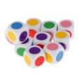 HELLOBBY Family High Quality 5Pcs/Lot Board Game for Kids Table Games 16 mm Dices Six Sided White Color Cube Dice. 