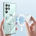 Plating Magnetic Wireless Charging Case For Samsung Note 10 Samsung Note 10+ Plus Note 10 Pro Shockproof Transparent Lens Glass Cover Soft Silicone Tpu 2024 new design new year gift. 