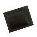Dollar Size Black Plain Leather Wallet. 