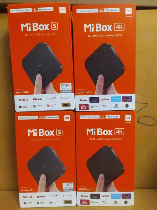 Mi Box S - MDZ22AB - Built-in ChromeCast - Android - 4K Ultra HD+ HDR - Smart TV - Google Assistant (Black) Xiaomi
