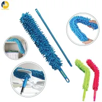 AlClean Flexible Micro Fiber Duster With Telescopic Stainless Steel Handle for Fan Cleaning Specially