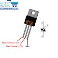 BT136  BT136-600E 600V 4A Triacs RAIL TRIAC TO-220. 