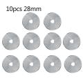 28MM Rotary Cutter Blades Rotary Cutter Replacement Sewing Machines Circle Cutter for Paper Quilting Scrapbooking Cutting. 