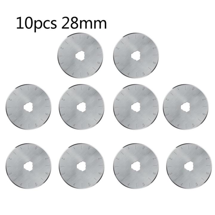 28MM Rotary Cutter Blades Rotary Cutter Replacement Sewing Machines Circle Cutter for Paper Quilting Scrapbooking Cutting
