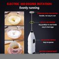 Mini Small Hand Electric Blender Egg Beaters Baking Cream Coffee Kitchen Tool - White. 