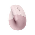 Logitech Lift Vertical Ergonomic Wireless Mouse Rose. 