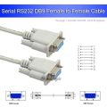 DB9 Female to DB9 Female Serial Cable / DB9 Serial Cable Female to Female 9 Pin Straight Through. 