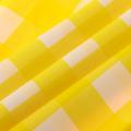 2 Pack Yellow and White Gingham Pattern Yellow and White Gingham Tablecloth 54 X 108 Inches Rectangle Desktop Decoration Plastics Waterproof & Wrinkle Checkered Background Disposable Plastic Tablecloth For Birthday Party. 
