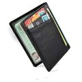 Super Slim Soft Wallet 100% Genuine Leather Mini Credit Card Wallet Purse Card Holders Men Wallet Thin Small. 
