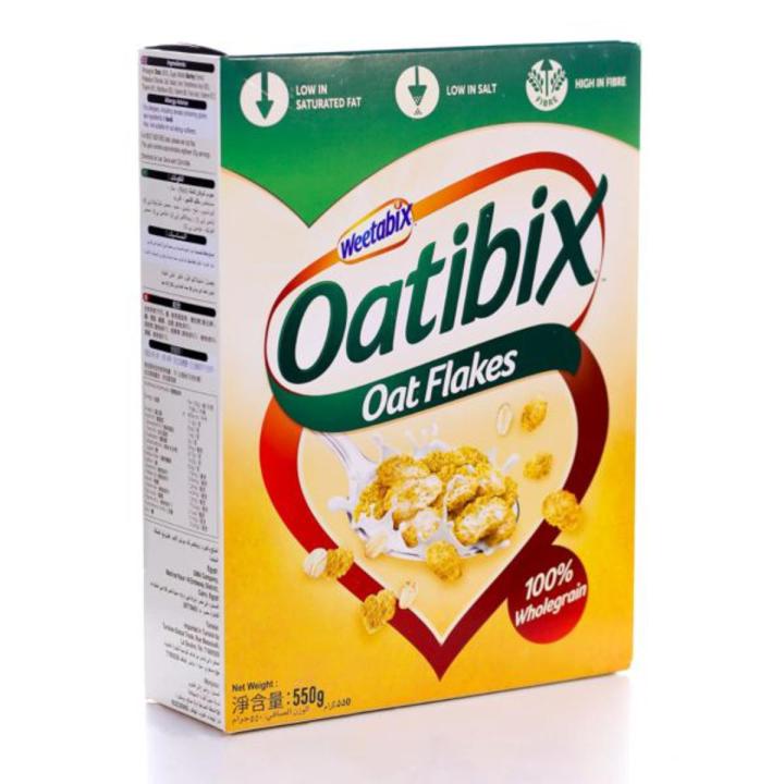 WEETABIX CEREAL OATIBIX FLAKES GOLDEN OAT 550 GM