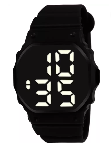Classic Analogue Minimalist Round Black Dial Latest Generation Stainless Steel Linked Chain Black Strap Stylish Wrist Watch for Men and Boys - IIKBKMEN
