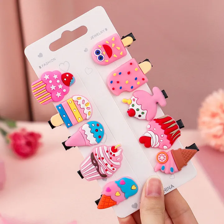 10Pcs%20a%20Set%20Girls%20Cute%20cartoon%20Sweet%20Hair%20Clip%20Rainbow%20Fruit%20Cute%20Cartoon%20Hair%20Bands%20Lovely%20Hair%20Accessories%20Headwear%20Hairpins%20-%20Image%204