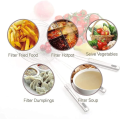 Stainless Steel Long Handle Round Mesh Strainer Drainer Sifter Colander Spoon Kitchen Tool. 