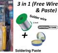 60 Watt 3 In 1 Soldering Iron Kavia Soldering Wire Soldering Paste 220 volts. 