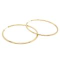 Golden Round Hoop Earrings For Girls Women Fashion Jewellery. 