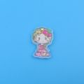 Acrylic Noctilucence Princess DIY Hand made Childern Hair Pin Necklace Material Store Cases Ornament Accessories. 