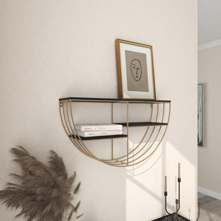 3%20Shelf%20Wood%20&%20Metal,%20Wall%20Shelf%20With%20Half%20Moon%20Shape,%2028%E2%80%B3%20x%207%E2%80%B3%20x%2015%E2%80%B3,%20Gold%20Customized%20by%20Creative%20Decore%20-%20Image%205