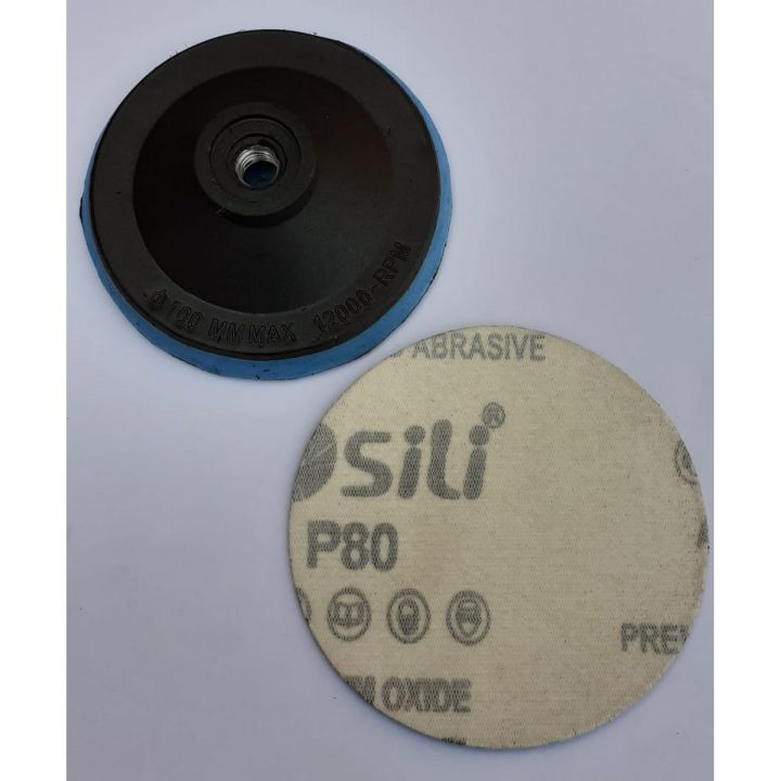 Velcro disc pad & abrasive sand paper 4 inch