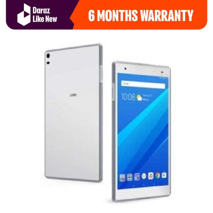 Lenovo Tab3 8 Plus – 8" HD Display, 3GB RAM, 16GB Storage, 2.0GHz Octa-Core Cortex-A53, 8MP Rear & 5MP Front Cameras, Video Recording, 4250mAh Battery - Daraz Like New Tablets
