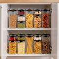【FUN LIVE】 700/1300/1800ML Food Storage Container Plastic Kitchen Refrigerator Noodle Box Multigrain Storage Tank Transparent Sealed Cans. 