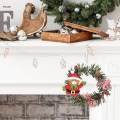 Christmas Tree Hanging Wreath 6 inch Festivals Decor Christmas Decorations. 