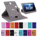7 / 8  / 10 Universal Leather 360 Rotation Tablet Book Cover For Ipad And Android Tab. 