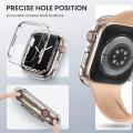Case cover For Apple Watch series 8 7 49mm 45mm/41mm 44mm/40mm 44 45 mm All-around Clear frame i watch Ultra 4 3 5 se 6 7 49 mm case film. 