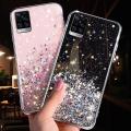 For Vivo V20 Back Cover Luxury Bling Shining Gold Foil Girls Cases Space Glitter Stars Soft Silicone Mobile Phone Protective Case. 