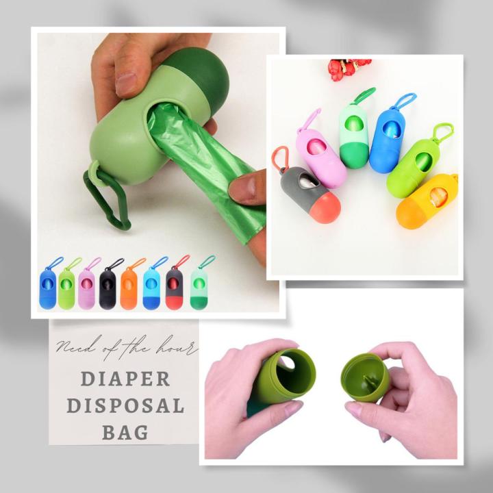 Portable Diaper disposal shopper dispenser