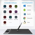 XP-PEN Deco Pro Medium Graphics Drawing Tablet with XP-PEN PA1 Battery-Free Stylus. 