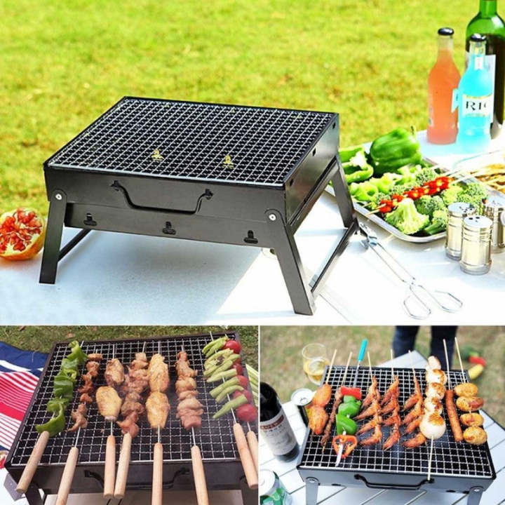 Portable%20and%20Foldable%20Barbeque%20Grill%20Set%20for%20Home,%20Picnic,%20Outdoor%20Camping,%20Travelling,%20Charcoal%20BBQ%20Grill%20Set%20-%20Image%202