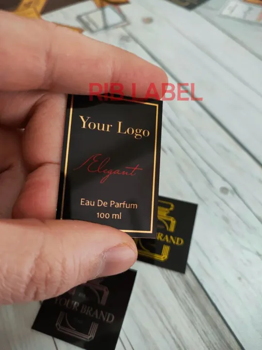 Pack of 20 Perfume Bottle UV Sticker Labels & Customized Perfume ...