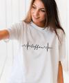 New Stylish Coffee Printed T shirt For Girl With Full Sleeve (Best Quality). 