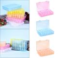 Plastic Storage Box Embroidery Floss Bobbins Storage Organizer Case Cross Stitch Sewing Tool. 