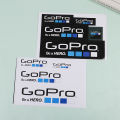 9 Pcs Icon Logo Stickers Decal Set for GoPro Hero Sports Helmet Stickers Decor. 