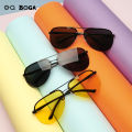 OQ BOGA 7 Styles Men Outdoor Anti-UV Polarized Oval Frame Aviator Sunglasses Classic Fashion Male Eye Protection Colorful Rimless Sun Glasses. 