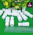 Pack of 5pcs 19mm to 25mm OR 0.75" to 1" inch water pipe connector garden pipe converter 3/4 Connectors jointer PVC plastic material. 
