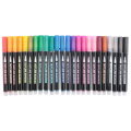 Shimmer Markers Doodle Outline Dazzles: 24 Colors Metallic Double Line Glitter Pens Set Super Squiggles Sparkle Dazzlers. 