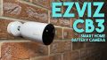 EZVIZ CB3 Standalone Smart Home Battery Camera, Color Night Vision Out Door Camera, Memory Card Battery Powered  4 Month  Battery Life. 