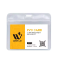 WBM Card Holder, PVC Cards, Transparent Exhibition Cover - 12Pcs. 