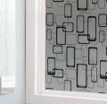 Elegant Decorative Window Film with Contemporary/Geo/Floral Patterns - Sizes Available. 