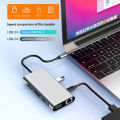 11 IN1 MULTI-PORT TYPE C TO USB C 4K HDMI ADAPTER USB HUB NETFLIX & YOUTUBE SUPPORTED. 