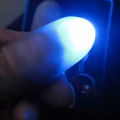 PinShang 1 Pair Creative Magic Thumb Tip LED Light Magic Trick Finger Lights. 